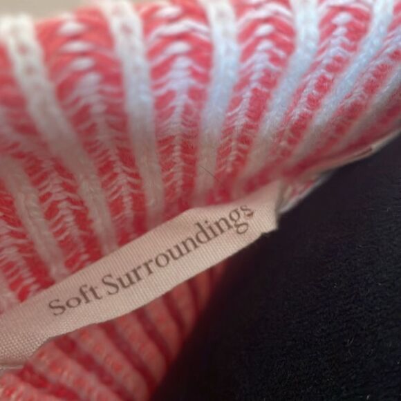 Soft surroundings striped turtle neck sweater - Picture 6 of 8